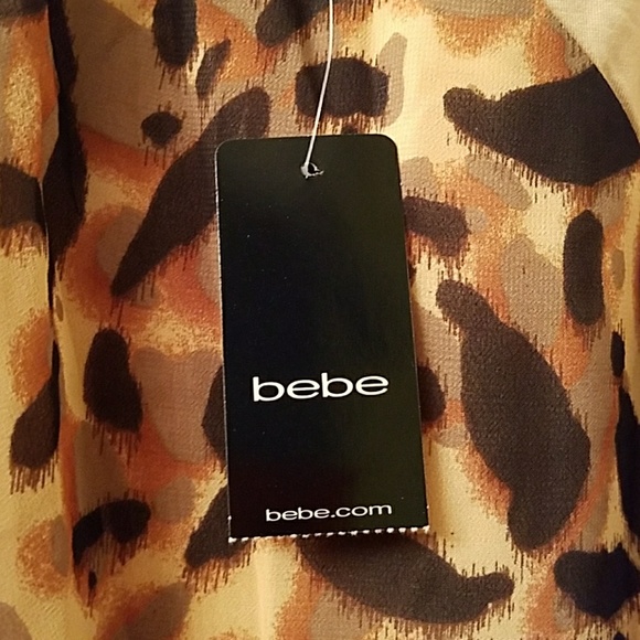 BEBE FLUTTER SLEEVE DRESS - Picture 5 of 7